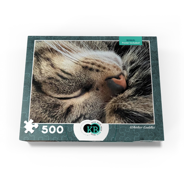 Animal Photography: Cat Whisker Cuddles 500 Jigsaw Puzzle box view3