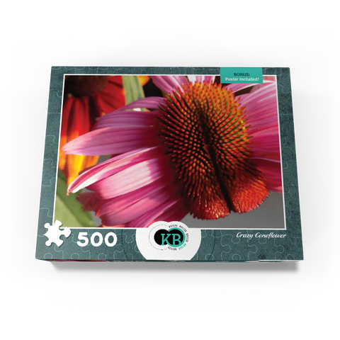 Flowers & Plants Photography: Crazy Coneflower 500 Jigsaw Puzzle box view3