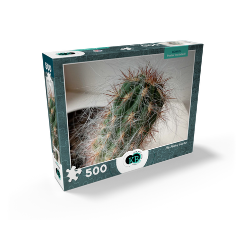 Flowers & Plants Photography: The Hairy Cactus 500 Jigsaw Puzzle box view2