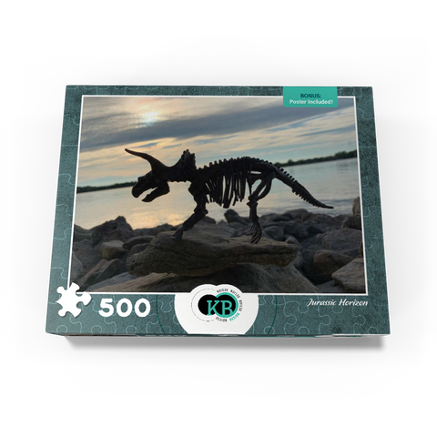 Landscape Photography: Jurassic Horizon Dinosaur 500 Jigsaw Puzzle box view3