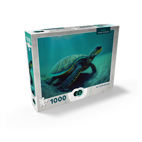 Sea Life Photography: Sea Turtle Serenity 1000 Jigsaw Puzzle box view2