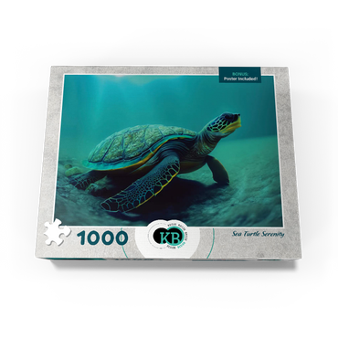 Sea Life Photography: Sea Turtle Serenity 1000 Jigsaw Puzzle box view3