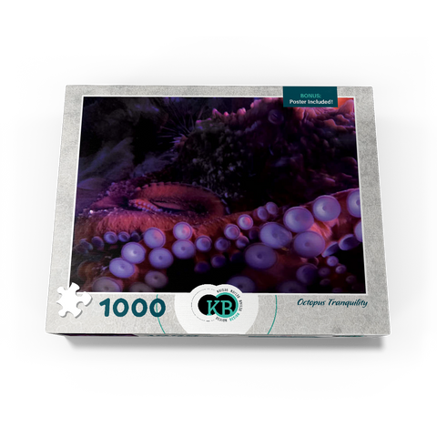 Sea Life Photography: Octopus Tranquility 1000 Jigsaw Puzzle box view3