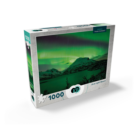 Nature Photography: Northern Lights Arctic Light Showers 1000 Jigsaw Puzzle box view2