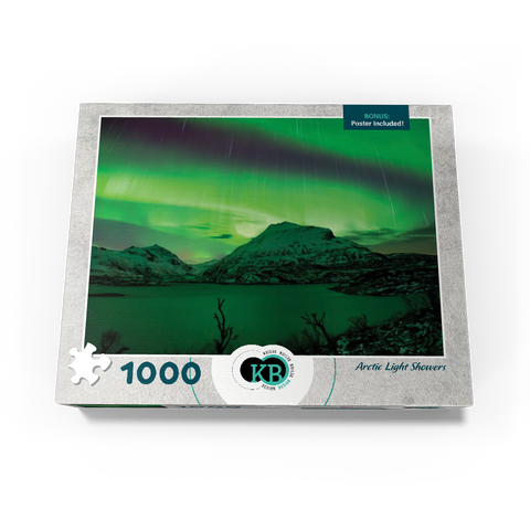 Nature Photography: Northern Lights Arctic Light Showers 1000 Jigsaw Puzzle box view3