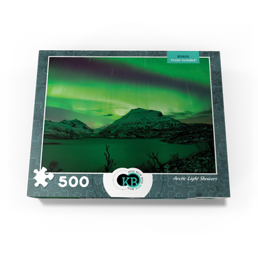 Nature Photography: Northern Lights Arctic Light Showers 500 Jigsaw Puzzle box view3