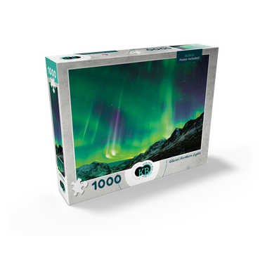 Nature Photography: Glacial Northern Lights 1000 Jigsaw Puzzle box view2