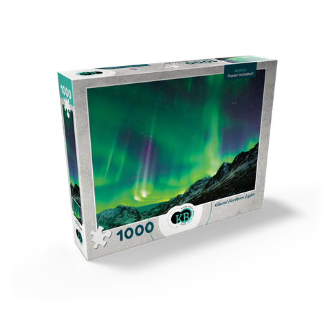 Nature Photography: Glacial Northern Lights 1000 Jigsaw Puzzle box view2