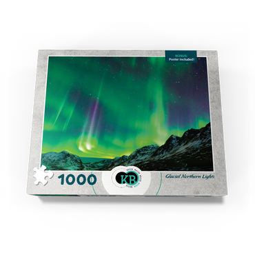 Nature Photography: Glacial Northern Lights 1000 Jigsaw Puzzle box view3