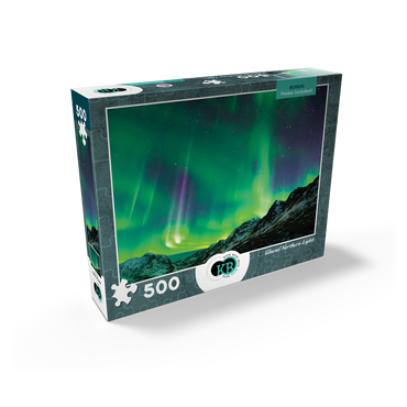 Nature Photography: Glacial Northern Lights 500 Jigsaw Puzzle box view2