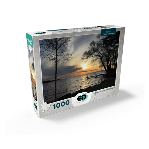 Nature Photography: Minnesota Sunset Mille Lacs Lake 1000 Jigsaw Puzzle box view2