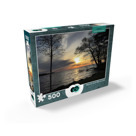 Nature Photography: Minnesota Sunset Mille Lacs Lake 500 Jigsaw Puzzle box view2