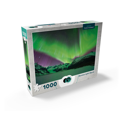 Nature Photography: Northern Lights Mountain Lights Majesty 1000 Jigsaw Puzzle box view2