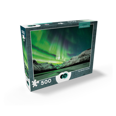 Nature Photography: Northern Lights Psychedelic Tundra 500 Jigsaw Puzzle box view2