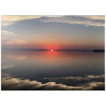 puzzleplate Nature Photography: Sunset Reflections 1000 Jigsaw Puzzle