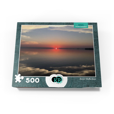 Nature Photography: Sunset Reflections 500 Jigsaw Puzzle box view3