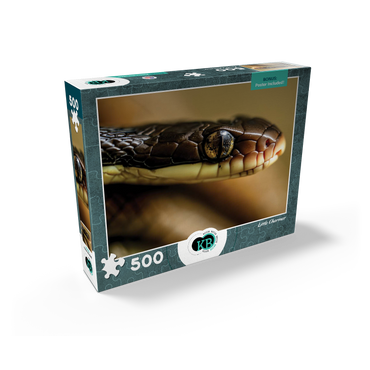 Macro Photography: Little Charmer Snake Reptile Eye 500 Jigsaw Puzzle box view2