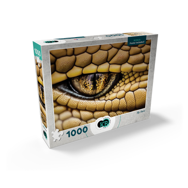 Macro Photography: Sly Stare Snake Reptile Eye 1000 Jigsaw Puzzle box view2