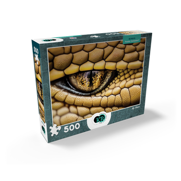 Macro Photography: Sly Stare Snake Reptile Eye 500 Jigsaw Puzzle box view2