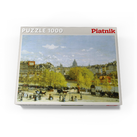 Piatnik: Quai du Louvre, Paris 1000 Jigsaw Puzzle box view3