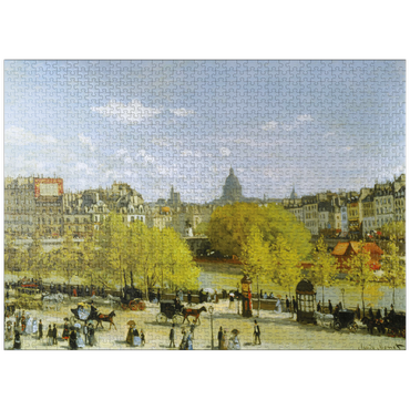 puzzleplate Piatnik: Quai du Louvre, Paris 1000 Jigsaw Puzzle