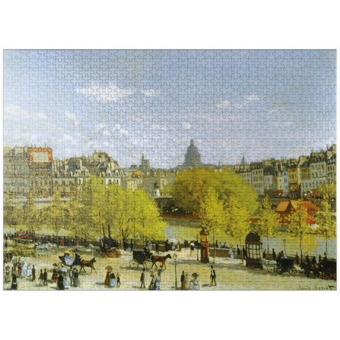 puzzleplate Piatnik: Quai du Louvre, Paris 1000 Jigsaw Puzzle