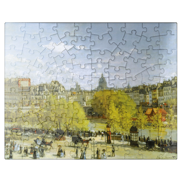 puzzleplate Piatnik: Quai du Louvre, Paris 100 Jigsaw Puzzle