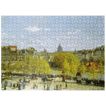 puzzleplate Piatnik: Quai du Louvre, Paris 500 Jigsaw Puzzle