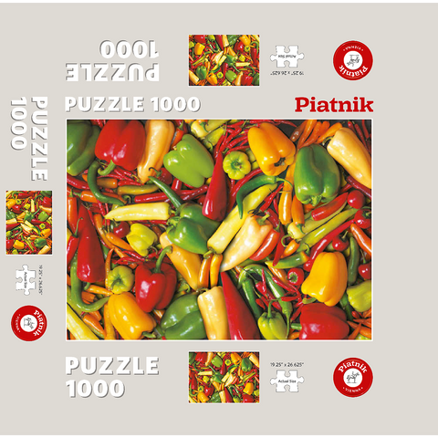 Piatnik: Paprika 1000 Jigsaw Puzzle box 3D Modell