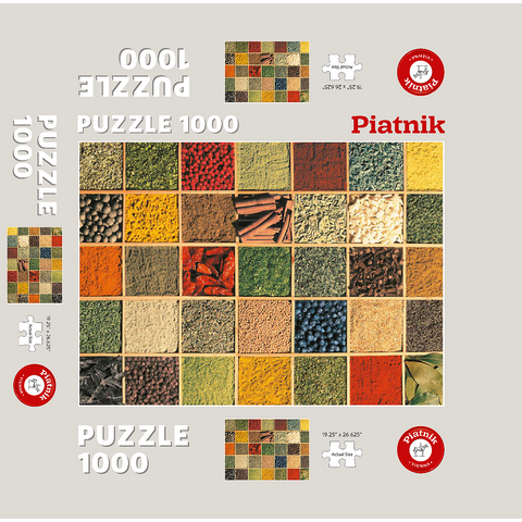 Piatnik: Spices 1000 Jigsaw Puzzle box 3D Modell