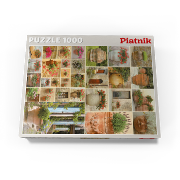 Piatnik: Flower pots 1000 Jigsaw Puzzle box view3