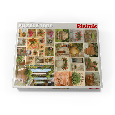 Piatnik: Flower pots 1000 Jigsaw Puzzle box view3