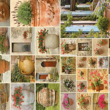 Piatnik: Flower pots 100 Jigsaw Puzzle 3D Modell