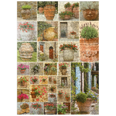 puzzleplate Piatnik: Flower pots 500 Jigsaw Puzzle