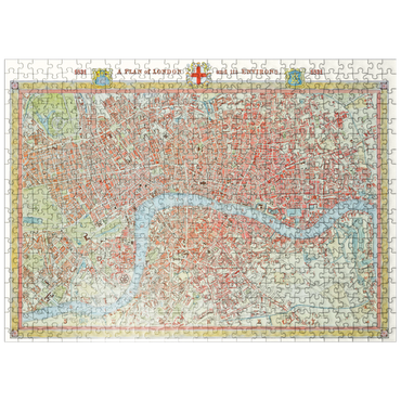 puzzleplate Piatnik: City map of London, 1831 500 Jigsaw Puzzle