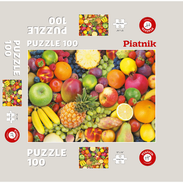 Piatnik: Fruit 100 Jigsaw Puzzle box 3D Modell