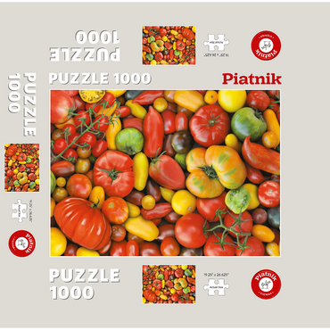 Piatnik: Tomatoes 1000 Jigsaw Puzzle box 3D Modell