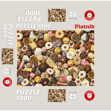 Piatnik: Biscuits 1000 Jigsaw Puzzle box 3D Modell