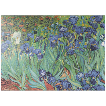 puzzleplate Piatnik: Irises 1000 Jigsaw Puzzle