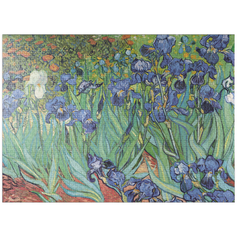 puzzleplate Piatnik: Irises 1000 Jigsaw Puzzle