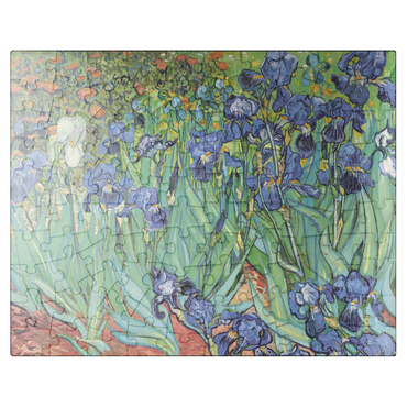 puzzleplate Piatnik: Irises 100 Jigsaw Puzzle