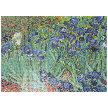 puzzleplate Piatnik: Irises 500 Jigsaw Puzzle