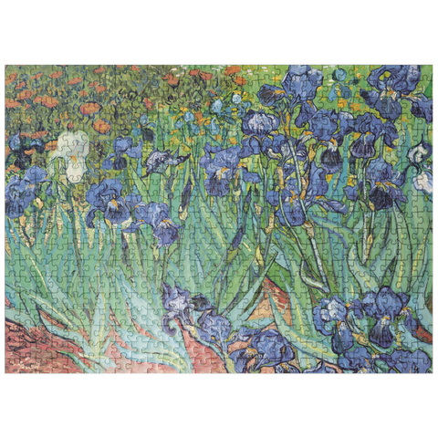 puzzleplate Piatnik: Irises 500 Jigsaw Puzzle