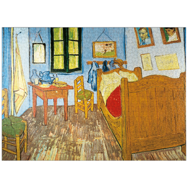 puzzleplate Piatnik: The bedroom in Arles 1000 Jigsaw Puzzle