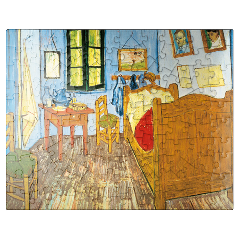 puzzleplate Piatnik: The bedroom in Arles 100 Jigsaw Puzzle