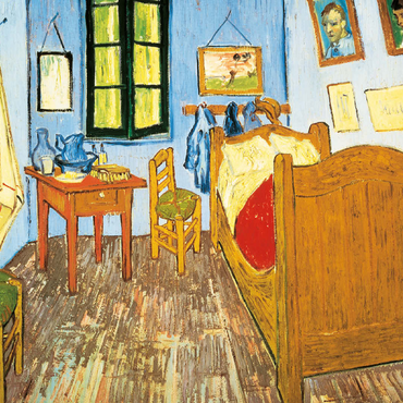 Piatnik: The bedroom in Arles 100 Jigsaw Puzzle 3D Modell