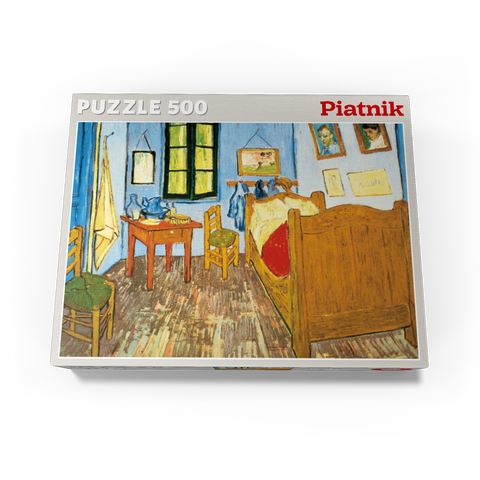 Piatnik: The bedroom in Arles 500 Jigsaw Puzzle box view3