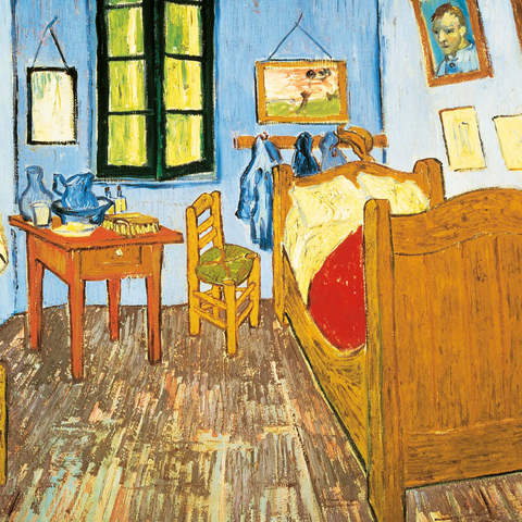 Piatnik: The bedroom in Arles 500 Jigsaw Puzzle 3D Modell