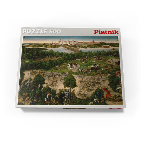 Piatnik: Stag hunt of the Elector Johann Friedrich 500 Jigsaw Puzzle box view3