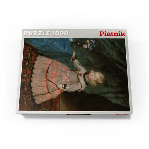 Piatnik: Infanta Margarita Teresa in a pink dress 1000 Jigsaw Puzzle box view3